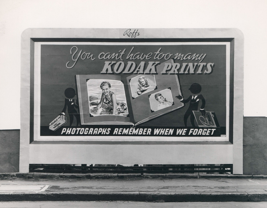 tablica reklamowa retro